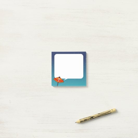 Paraplu Ghost Yokai: Karakasa-obake Speech Bubble Post-it® Notes (Op bureau)