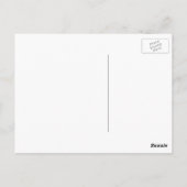 Paraplu inktvis,  zeedieren briefkaart (Achterkant)