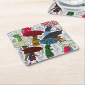 Paraplu Kartonnen Onderzetters (Schuin)