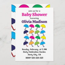 Paraplu Kleurrijke Paraplu Baby Meisje Douche