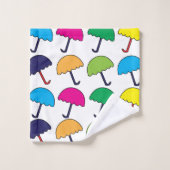 Paraplu Kleurrijke paraplu Bad Handdoek (Wasdoekje)