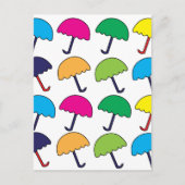 Paraplu Kleurrijke paraplu Briefkaart (Voorkant)