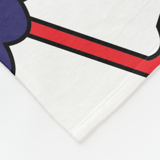 Paraplu Kleurrijke paraplu Fleece Deken (Hoek)