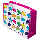 Paraplu Kleurrijke paraplu Groot Cadeauzakje (Achterkant Gekanteld)