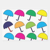 Paraplu Kleurrijke paraplu Inpakpapier Vel (Voorkant)