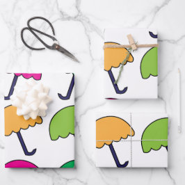 Paraplu Kleurrijke paraplu Inpakpapier Vel