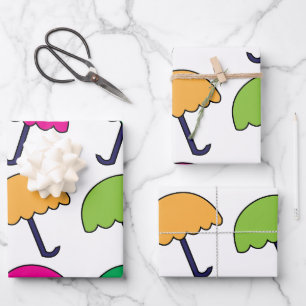 Paraplu Kleurrijke paraplu Inpakpapier Vel