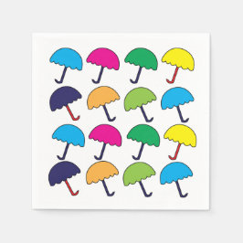 Paraplu Kleurrijke Paraplu Party Servet
