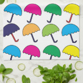 Paraplu Kleurrijke paraplu Theedoek (Gevouwen)