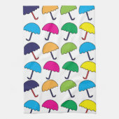 Paraplu Kleurrijke paraplu Theedoek (Verticaal)