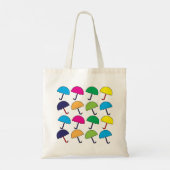 Paraplu Kleurrijke paraplu Tote Bag (Achterkant)