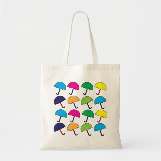 Paraplu Kleurrijke paraplu Tote Bag (Voorkant)
