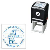 Paraplu Meisje Zelfinkt Retouradres Stempel (In situ)