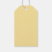 Paraplu met Flowers Yellow Baby shower Favor Cadeaulabel (Achterkant)
