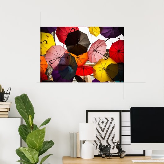 paraplu poster (Thuiskantoor)