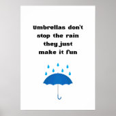 Paraplu Poster (Voorkant)