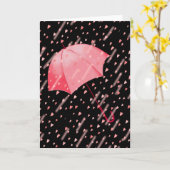 PARAPLU REGENBUIEN VAN LIEFDE door SHARON SHARPE Kaart (Gele Bloem)