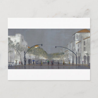 paraplu ' s op chapala briefkaart