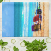 paraplu ' s voor paraplu ' s voor strandschilders theedoek (Gevouwen)