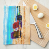 paraplu ' s voor paraplu ' s voor strandschilders theedoek (Quarter Fold)