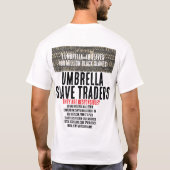 PARAPLU SLAVE HANDELAARS T-Shirt (Achterkant)