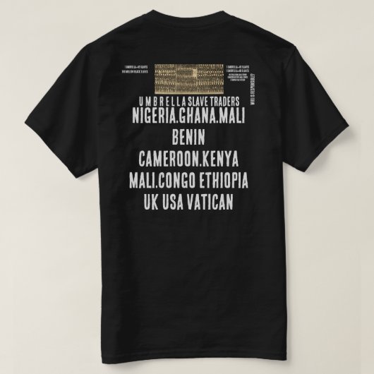 PARAPLU SLAVENHANDELAREN T-Shirt (Design achterkant)