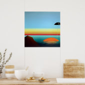 Paraplu Solace door de Surrealistische Zeeen Poster (Keuken)