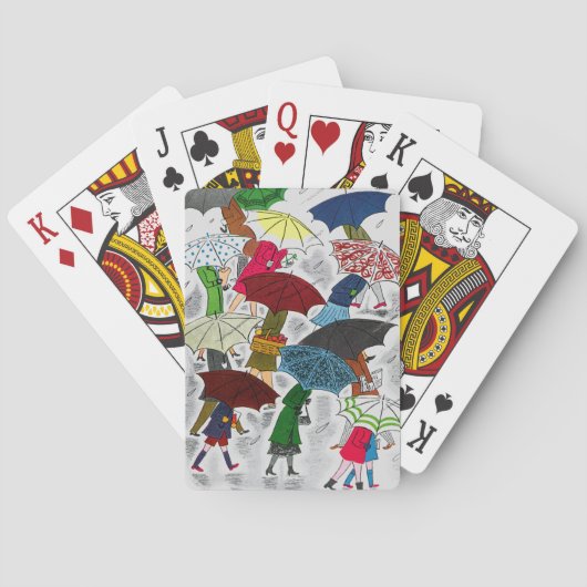 Paraplu Speelkaarten (Achterkant)