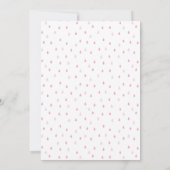 Paraplu van de liefde Spetter Baby Shower Kaart (Achterkant)
