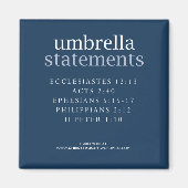 Paraplu verklaringen magneet (Voorkant)