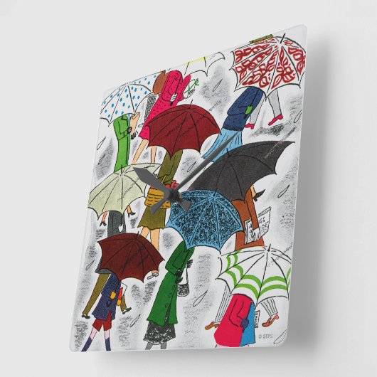 Paraplu Vierkante Klok (Hoek)