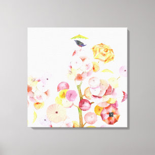 paraplu-vogeldoek canvas afdruk