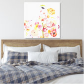 paraplu-vogeldoek canvas afdruk (Insitu (Slaapkamer))