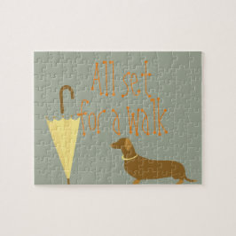 Paraplu voor honden legpuzzel