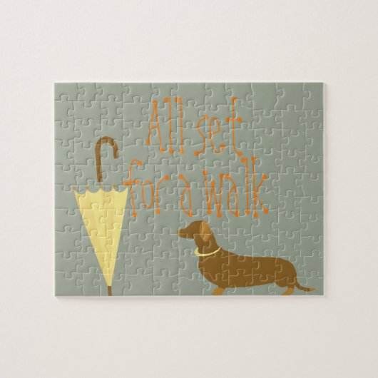 Paraplu voor honden legpuzzel (Horizontaal)