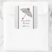 Paraplu Vrijgezellenfeest Sticker (Tas)