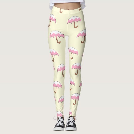 paraplupatroon druppelen leggings (Voorkant)