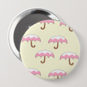 paraplupatroon druppelen ronde button 4,0 cm (Voorkant /achterkant)