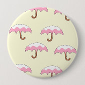 paraplupatroon druppelen ronde button 4,0 cm (Voorkant)