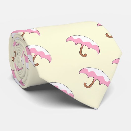 paraplupatroon druppelen stropdas (Opgerold)