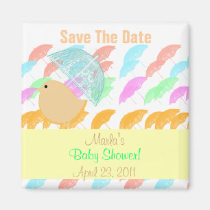 Paraplu's Baby shower Magneet