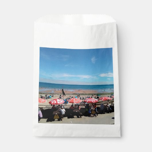 Paraplu's bij Bridlington Beach Bedankzakje (Voorkant)