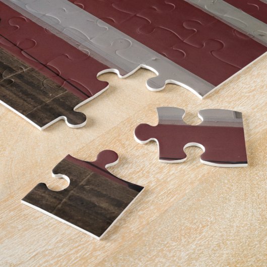 Paraplu's boven San Juan Streets en Mansion Legpuzzel (Zijkant)