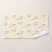 Paraplu's en herfstolling bad handdoek (Handdoek)