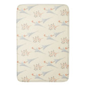 Paraplu's en herfstolling badmat (Voorkant Verticaal)