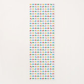 Paraplu's in Rain Yoga Mat (Voorkant)
