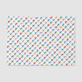 Paraplu's in regenpapier tissuepapier