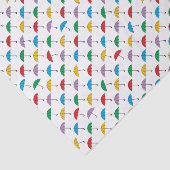 Paraplu's in regenpapier tissuepapier (Detail)