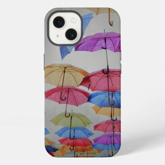 Paraplu's iPhone Hoesje (Achterkant)
