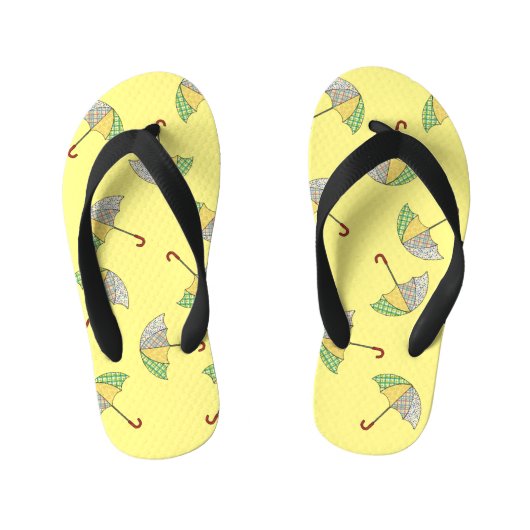 Paraplu's Kids Slippers Kinder Teenslippers (Voetbed)